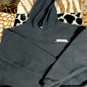 Small French cropped hoodie